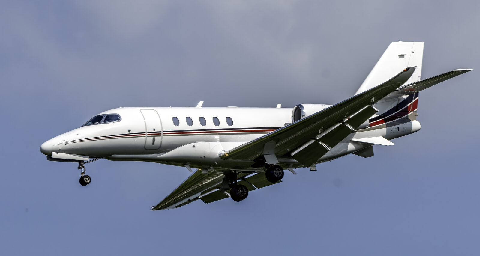 Cessna Citation Latitude midsize jet in flight